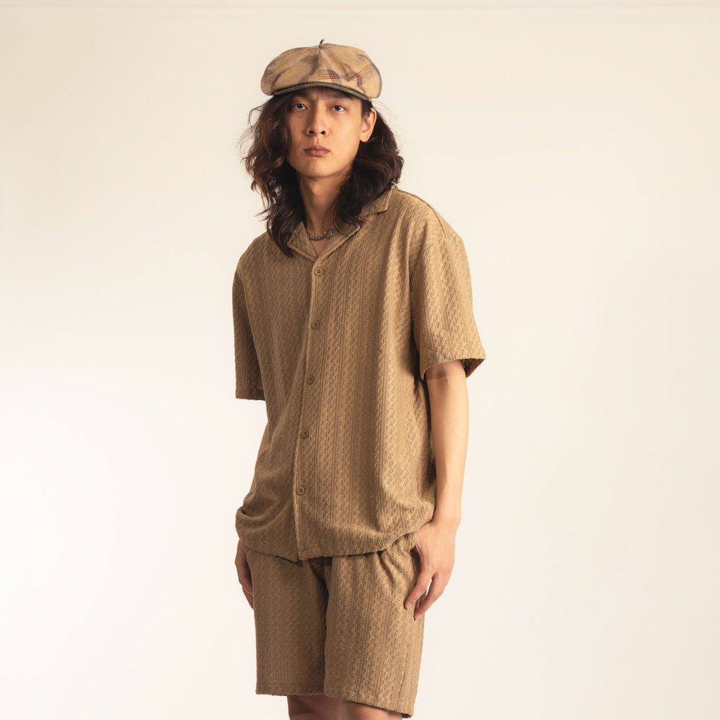 Victor – Gavroche à carreaux – lin & coton vintage