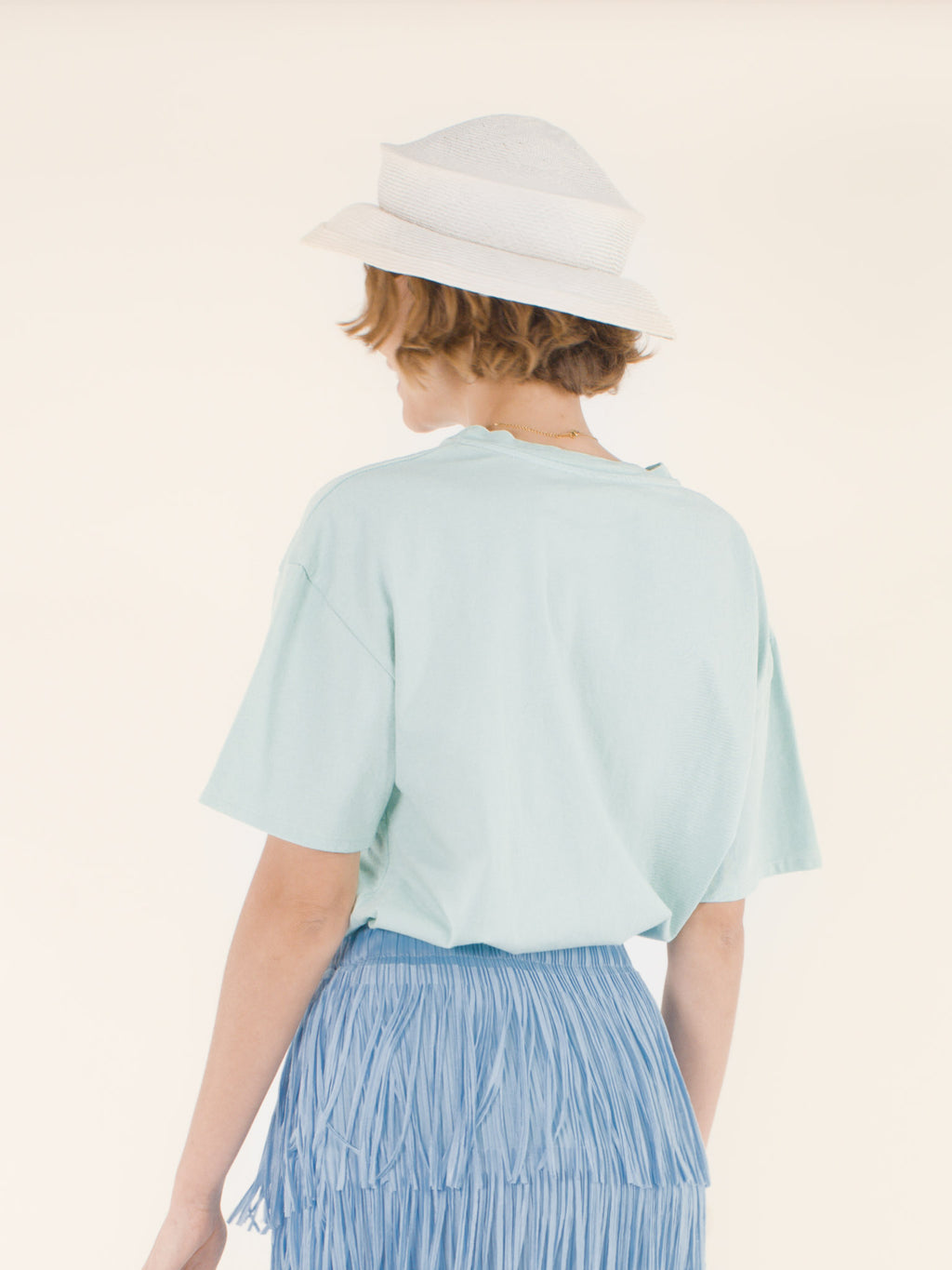 Clémence – Chapeau panama en chanvre – blanc naturel