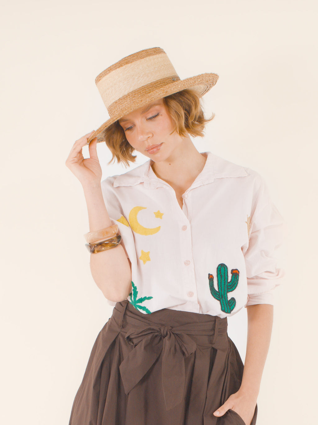 Madeleine – Chapeau en paille – naturel