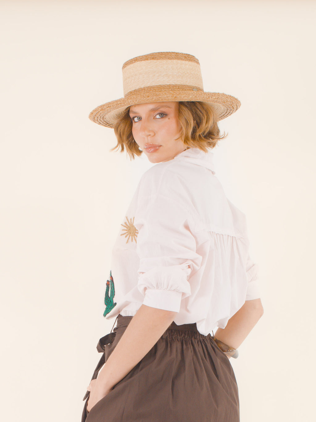 Madeleine – Chapeau en paille – naturel