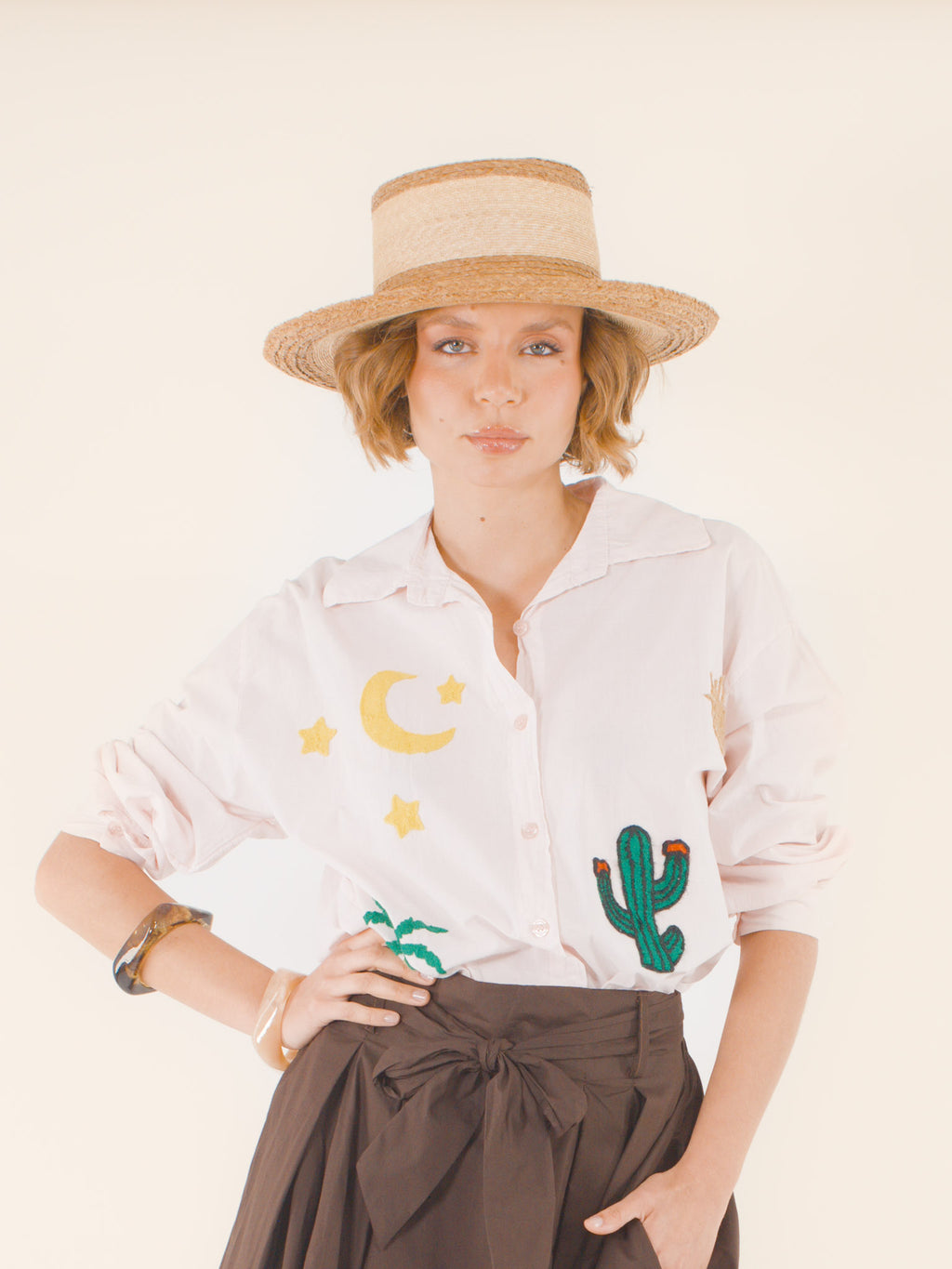 Madeleine – Chapeau en paille – naturel